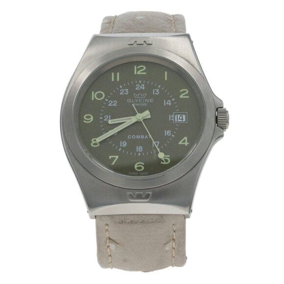Glycine Combat Men's Watch 8" Stainless Steel 3854 - Picture 1 of 8